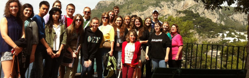 Faculty-led study abroad group to Italy