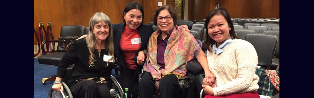 Vietnam delegates meet with Judy Heumann and Susan Sygall in DC