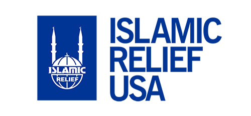 Islamic Relief USA logo in dark blue and white